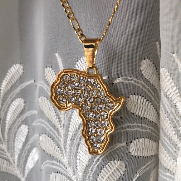 💔SOLD OUT🌴🦓AFRICA🦓🌴Dazzling Pendant Necklace - Picture 4 of 4